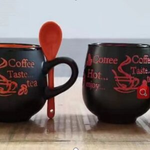 Stylish Coffee Mugs with Spoon