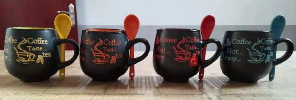 Stylish Coffee Mugs with Spoon