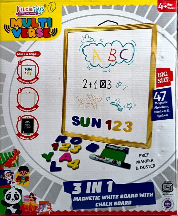 3 in 1 White board