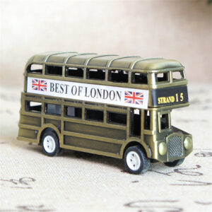 Vintage Metal London Bus – Collectible Showpiece