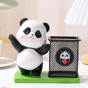Cute Panda Pen Stand – Adorable Desk Organizer