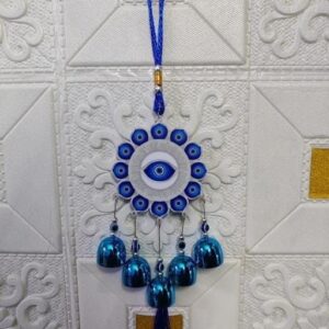 Blue Evil Eye Hanging Wind Chime