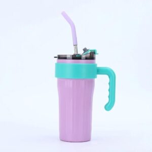 Metal Tumbler with Straw