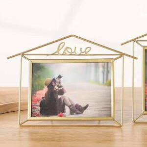 Golden Love Photo Frame