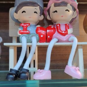 Love couple on chair