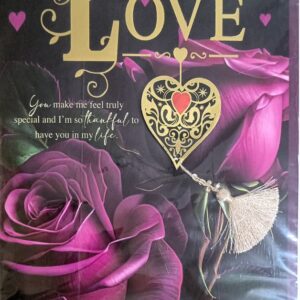 Purple love card